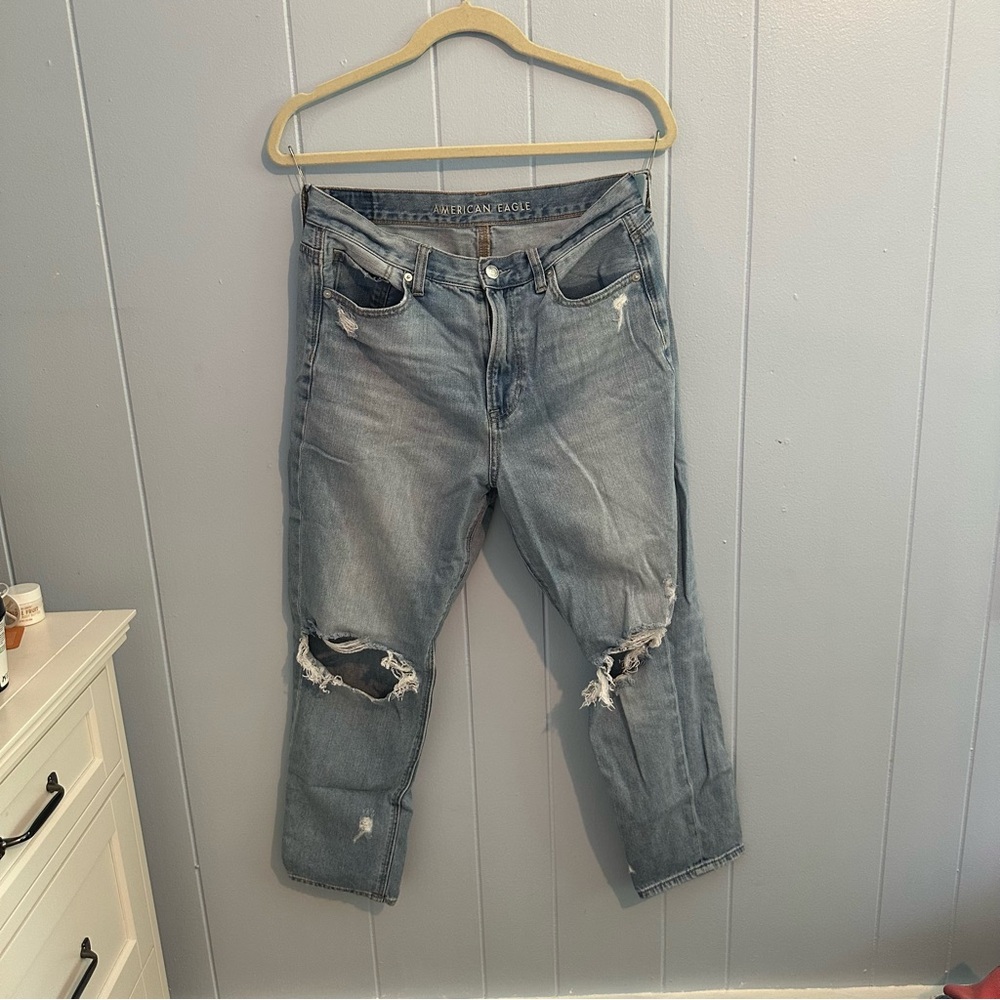 American Eagle Outfitters Blue Relaxed Jeans